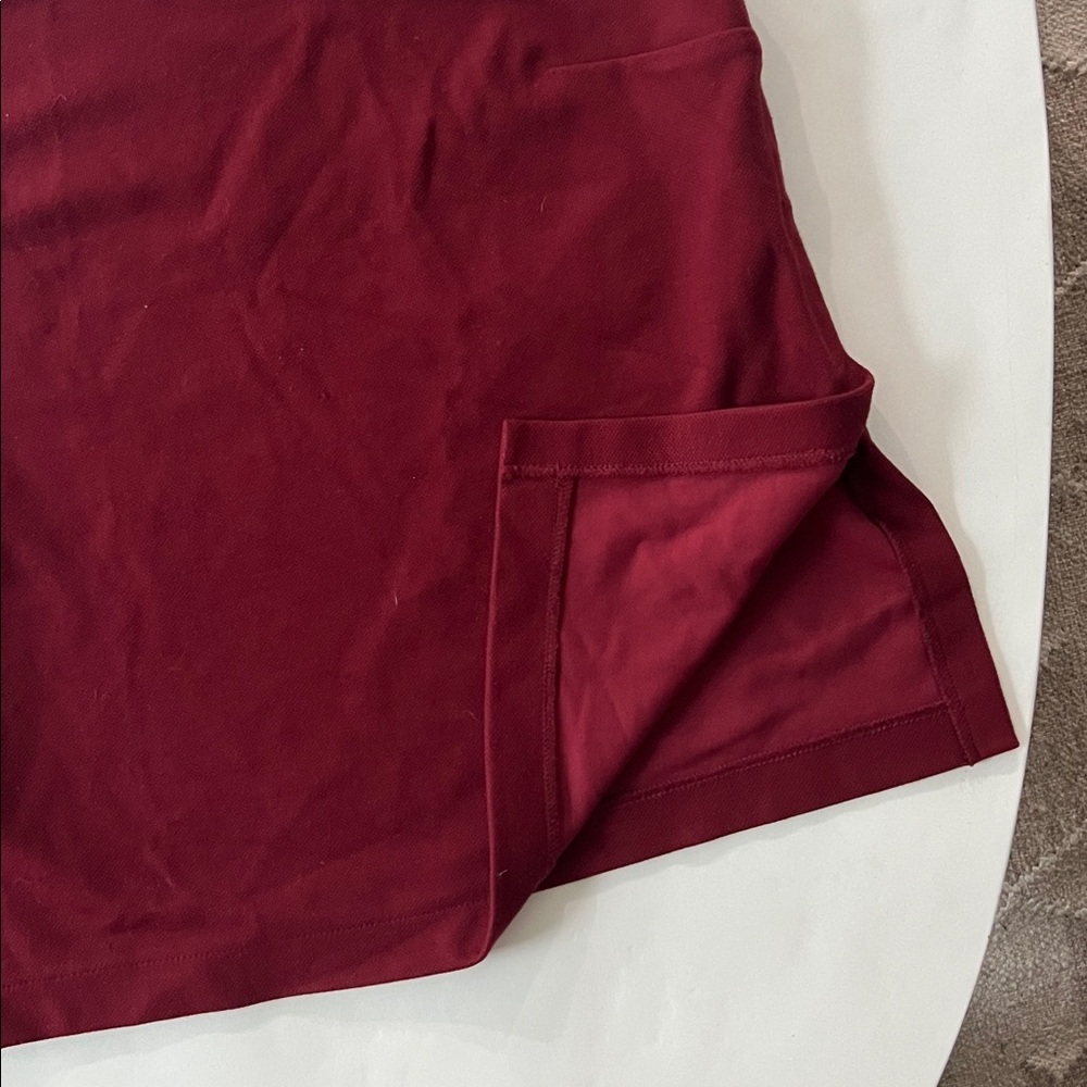 M.M. Lafleur Sadie 2.0 Maroon Red Classy Twist Shoulder Blouse Top XS - Picture 8 of 9